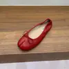 Zapatos Individuales Retro Estilo Coreano 2026 Commute Francés Versátil Suela Suave Boca Baja Estilo Hada Ballet Pezuña de Cerdo Punta Dividida