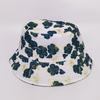 Sombrero de Sol Floral de Doble Cara Nuevo de Primavera y Verano Europeo y Americano para Mujer, Sombrero de Pescador de Protección Solar para Exteriores para Hombre, Sombrero de Pescador Liso Versátil