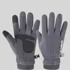Guantes Calientes de Invierno de Dedo Completo para Pantalla Táctil con Forro de Felpa Engrosados para Ciclismo al Aire Libre Entrega Guantes a Prueba de Frío