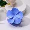 Presilha de Garra Plástica Colorida Flor Doce para Parte de Trás da Cabeça Presilha de Garra Simples Moda Gradiente Presilha de Garra para Meio Preso para Mulheres