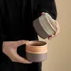 Caneca de café reta de cerâmica grossa xícara de chá doméstica retrô xícara de água para chá pessoal copo de cola de escritório copo de latte copo de café da manhã