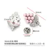 Prontos para envio, broches requintados e únicos cravejados de diamantes, acessórios DIY estilo doce para roupas, bolsas e sapatos, feitos de liga de zinco