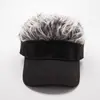 Nova Peruca Boné de Baseball Hip-Hop Engraçado Tudo-em-Um Visor de Bico de Pato para Exterior Sudeste Asiático Transfronteiriço Estilo Quente Versátil