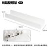 Rack de armazenamento de estante de hardware para meninas Mesa de armazenamento de mesa Placa de suspensão de orifício redondo Acessórios de placa de orifício sem perfuração Gancho