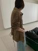 Jaqueta de Lapela Feminina Wen Sen Online Treze Fileiras Outono Novo Estilo Feminino Roupa Externa Feminina 82291