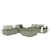 Sofá de Exterior Escandinavo Patio Jardín al Aire Libre Ocio Esquina Simple Aleación de Aluminio Combinación Muebles de Casa de Diseñador