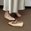 Primer Encuentro con Ji Xiaoxiang: Zapatos Planos para Mujer con Tacón Oculto, Nueva Colección Otoño 2026, Versátiles Mary Janes Planos para Combinar con Faldas