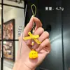 Cadena de Teléfono Móvil con Cuentas de Pollito Lindo Llavero Colgante para Bolso Lindo Nicho Ins Colgante Decoración Colgante Estilo Ins