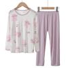 Pijama de Seda de Manga Longa Youcan para Crianças Roupa Íntima Roupa de Verão Respirável com Ar Condicionado Roupa para Meninos e Meninas