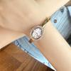Popular Bañera Mini Ovalada Estilo Mediados de Siglo Pulsera Dorada Reloj de Pulsera para Mujer Moda Lujo Ligero Reloj de Cuarzo para Mujer