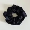 Elástico de Cabelo Elegante Estilo Coreano, Cor Sólida de Cetim Perolado para Mulheres, Acessório de Cabelo de Alta Qualidade que Não Danifica o Cabelo, Adequado para Rabos de Cavalo