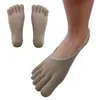Calcetines de dedos con gel, calcetines de gel, Calcetines invisibles tipo calcetín de barco para cinco dedos, Calcetines de protección para la planta del pie, calcetines de gel, Calcetines para el talón