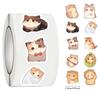 Rollo de 500 hojas de pegatinas de dibujos animados, bonitas pegatinas de regalo para niños, pegatinas decorativas adhesivas para sellar sobres.