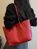 Shuai Mi Jia Moda Estilo Coreano Bolsa Tote Grande Capacidade Feminina 2026 Nova Bolsa de Ombro Simples Casual para Trabalho e Deslocamento