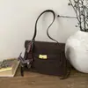 Bolsa de Mão Matelassê Vintage Nova Outono/Inverno Transfronteiriça 2026 Versátil Fashionável Tendência Ombro Único Transversal Bolsa Kelly