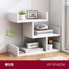 Estante de Almacenamiento Escritorio para Estudiantes Hogar Librero Pequeño Dormitorio Oficina Multicapa Estante Simple Estantería Escritorio de Escritorio
