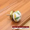 Puxador Cerâmico Mediterrâneo para Portas de Armário Estilo Rústico, Puxador Único para Gaveta Estilo Chinês, Puxador Artístico para Portas de Guarda-Roupa e Armário, Venda Direta da Fábrica