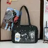 Nova Bolsa Ita Estilo Japonês Jk Bolsa para Boneca, Bolsa de Ombro Único Transversal, Bolsa Escolar para Estudante, Bolsa Grande para Bonecas com Pins