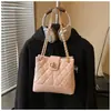 Nuevo Bolso de Cadena Tipo Cubo de Lujo para Mujer 2026, Bolso de Hombro Cruzado de Moda con Patrón de Diamantes, Bolso de Mano Versátil para el Trabajo con un Toque de Alta Gama