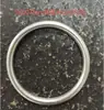 Pulseira de Aço Inoxidável Personalizada, Anel Redondo Vazado Retrô Liso de Alta Qualidade, Pulseira Feminina, Pulseira, Joias de Aço Titânio