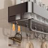 Estante de Almacenamiento para Baño Estante para Inodoro Inodoro Estante de Pared Estante de Almacenamiento Montado en la Pared Extraíble Estante de Almacenamiento para Baño