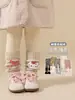 2026 Leggings de Algodón Siete Colores con Volantes para Niñas, Cubrecalcetines, Ropa Interior para Niños, Oso de Peluche, Ropa Exterior para Bebé