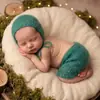 Nuevo producto transfronterizo: Disfraz de elfo de mohair tejido a mano para fotografía infantil, suéter para fotografía de bebé
