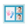 Amazon Marco de Fotos con Arcilla para Huellas de Manos y Pies de Bebé Recuerdo de Huellas de Manos y Pies de Bebé Marco de Fotos Creativo para el Primer Mes y los Cien Días del Bebé