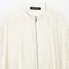 Z Estilo Europeu e Americano Transfronteiriço 2026 Nova Moda Feminina Atacado Jaqueta Bomber Plissada 7817316