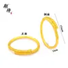 Fuerte retención de color Vietnam Shajin Xiangyun anillo de aro dorado anillo de cola de amor vida anillo de dedo joyería personalidad simple moda