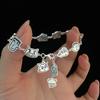 Conjunto Popular de Quatro Peças de Contas Quebradas Mais Vendido por Atacado Pulseira Bênção de Tian Guan Estilo Menininha de Luxo Leve Pulseira Bestie Presente