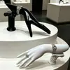 Soporte para joyas, soporte para exhibir anillos, modelo de figura humana simulada, adorno para exhibir joyería de cuello, accesorio para exhibir joyas