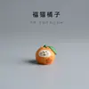 ZAKKA Mercearia Japonesa Artesanato em Resina Enfeites Decorações para Casa Gato Laranja Acessórios para Interior de Carro
