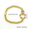 Distrito Lu Suministro Transfronterizo Pulsera de Cabeza de Leopardo Chapada en Oro Pulsera de Cadena de Reloj de Joyería con Sentido de Diseño de Moda Europeo y Americano