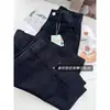 El efecto reductor es lo máximo~ Nuevos jeans de pierna ancha de otoño para mujer, de cintura alta, holgados y de corte recto, longitud corta H090415