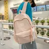 Novas Mochilas Escolares Estilo Coreano para Alunas do Ensino Fundamental e Médio, Mochilas Casuais de Alto Valor para Viagem