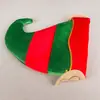 Vendas Diretas de Fábrica Novas Decorações de Natal Chapéu de Elfo Chapéu de Natal de Veludo Dourado para Adultos com Orelhas Chapéu de Elfo
