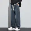 Jeans Rectos Holgados de Verano para Hombre 2025 Ropa de Trabajo de Calle Alta Americana para Hombre Pantalones Casuales de Pierna Ancha Nuevos Productos para Hombre