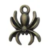 Conjunto Misto de 20 Pingentes Vintage de Abóbora Verde, Caveira e Morcego, Ligas Metálicas DIY Acessórios para Joias para Pulseiras e Colares de Halloween