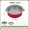 Set de Estufa de Parrilla de Carbón Redonda para Preparar Té al Aire Libre Portátil Picnic Camping Estufa de Barbacoa Estufa de Barbacoa de Interior Hogar
