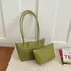 2026 Nueva Bolso de Teléfono Tejido para Mujer Moda Mini Monedero de Hombro Único para Debajo del Brazo Bolso de Mano Hueco para el Viaje