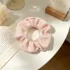 Ligas para el cabello de alta elasticidad directo de fábrica, lindas diademas coreanas, scrunchies de coleta abullonados, scrunchies