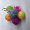 Pelota de Mano Táctil Multitextura de Goma Suave Bebé Aprendiendo a Gatear Masaje Bebé Juego de Agua Juguete de Baño Manhattan