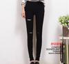 Pantalones Lápiz Delgados de Primavera y Verano Leggings Ajustados Estilo Coreano Pantalones Recortados Negros Pantalones Skinny Pantalones de Mujer Venta al por Mayor