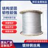 Fabricante de Cable de Acero Galvanizado Cable de Acero Trenzado Galvanizado Recubierto de Caucho Productos Más Cable de Acero Protector Industrial Personalizado