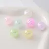 Cuentas de Calabaza UV Redondas con un Diámetro de Agujero de 5 mm Color Gelatina Cuentas Sueltas para Colgante de Bolsa DIY Llavero Accesorios para Cadena de Teléfono
