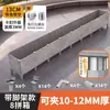 Abrazaderas fijas de placa acrílica engrosada, abrazaderas para azulejos de vidrio, fregaderos para verduras, macetas, jardineras, soportes de accesorios de aleación de aluminio