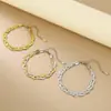 Pulseira de moda multicamadas de aço inoxidável com múltiplos fios hip-hop corrente osso de cobra titânio conjunto feminino masculino corrente osso de cobra colar