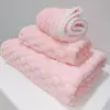 Toalla de baño grande de coral para el hogar, gorro para secar el cabello, absorbente, de secado rápido, sin pelusa, gruesa y suave.