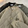 Chaqueta de Béisbol Acolchada de Algodón Estilo Americano Vintage para Hombre, Nueva Gruesa de Invierno 2022, Ropa de Algodón, Chaqueta Acolchada Estilo Ins